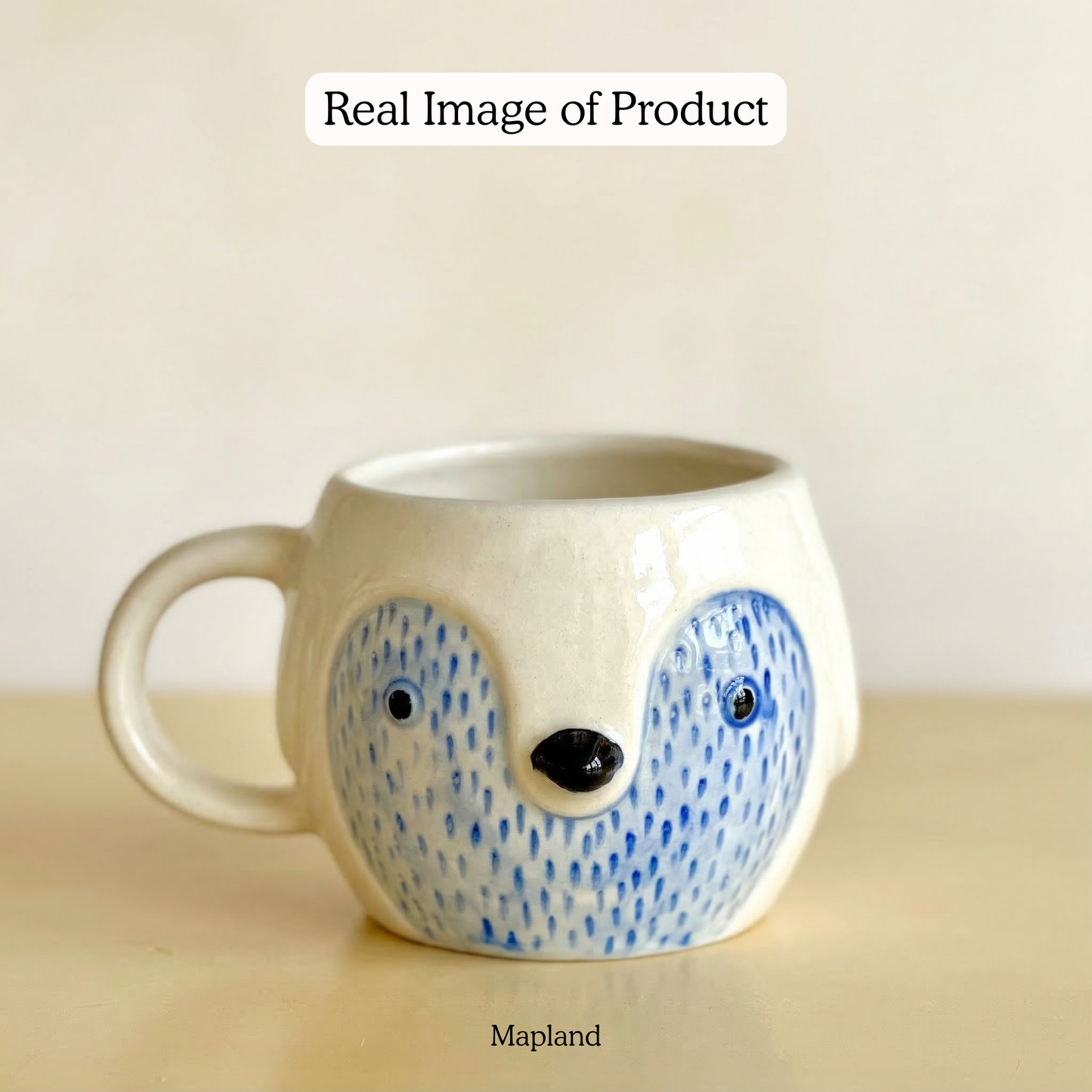Bear Face Ceramic Mug - Mapland