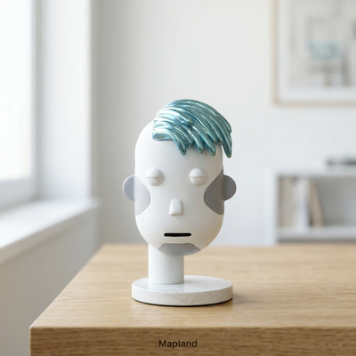 Bluehair Boy Figurine -- decorative figurine, home accent decor | Mapland