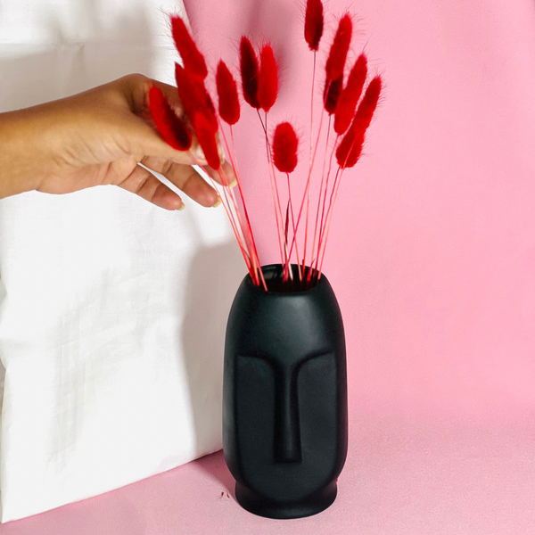 Tulip Vase Black