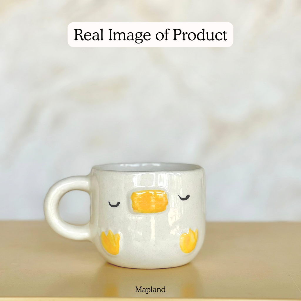 Duckie Dreams Cup — handmade ceramic cup, view 5 | Mapland