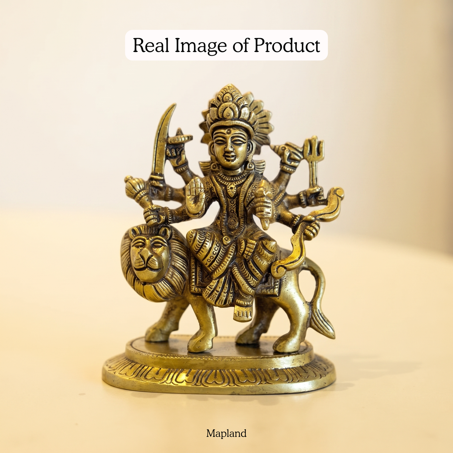Durga Mata brass figurine real lifestyle image | Mapland