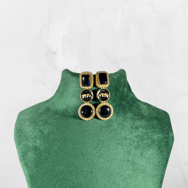 Indu Oxidized Earrings for Women – Ethnic Silver Imitation Jewelry
