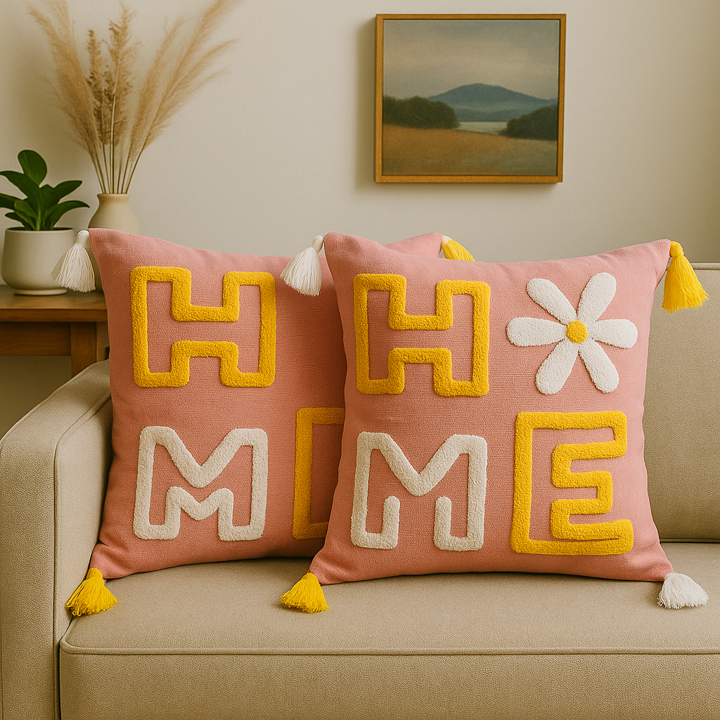 Soft Garden Delight Cushion Cover