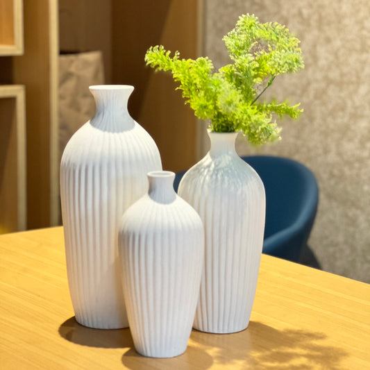 Swirl Vase set of 3