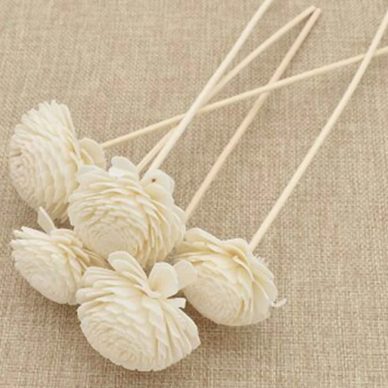 White Rose Rattan Reed Diffuser Sticks Pack of 10