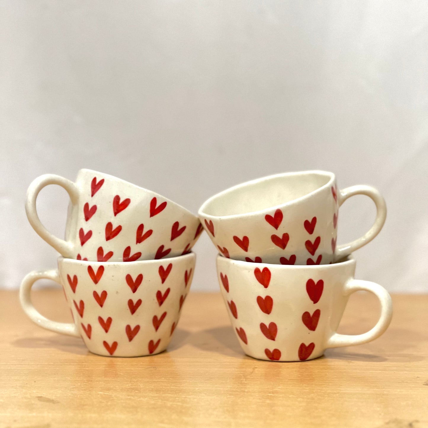 Red Hearts Mug