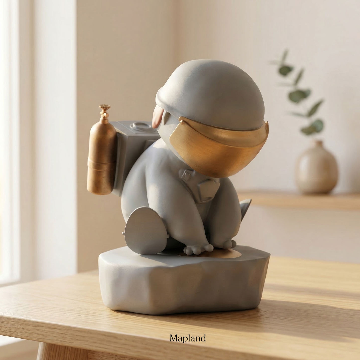 Lunar Voyager Sculpture -- decorative figurine, home accent decor | Mapland