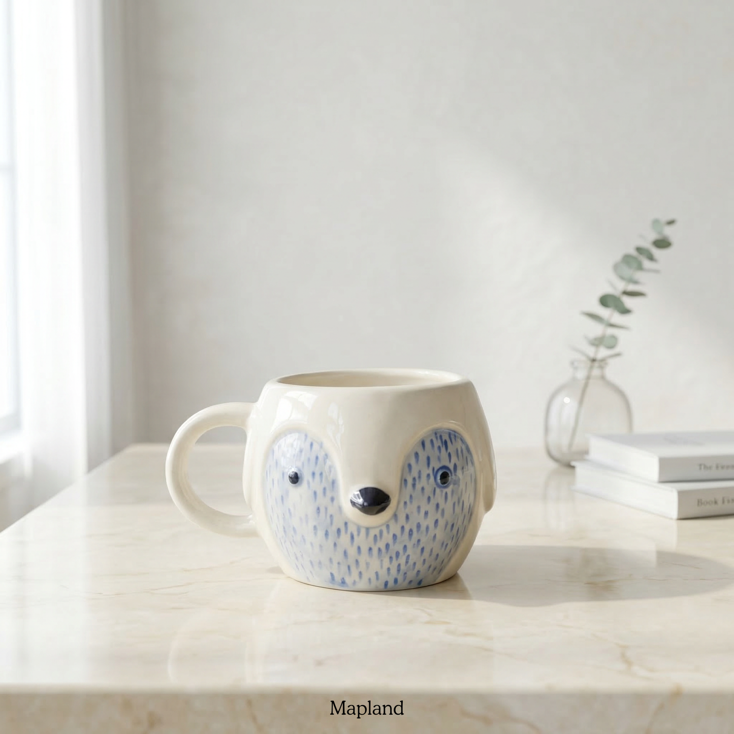 Bear Face Ceramic Mug - Mapland