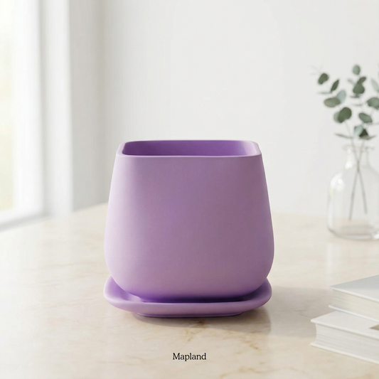 Belly-Form Ceramic Planter handmade ceramic planter, Indian artisan craft | Mapland