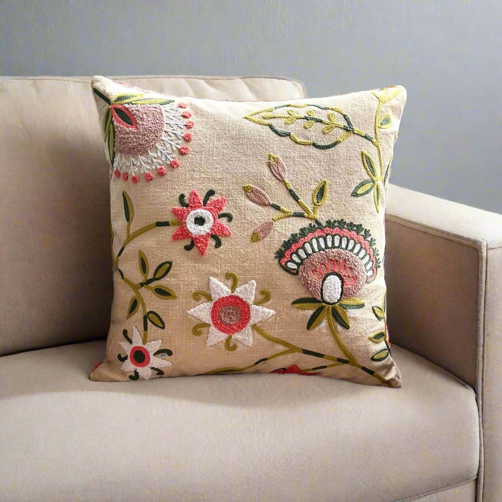 Bloom Haven Cushion Cover