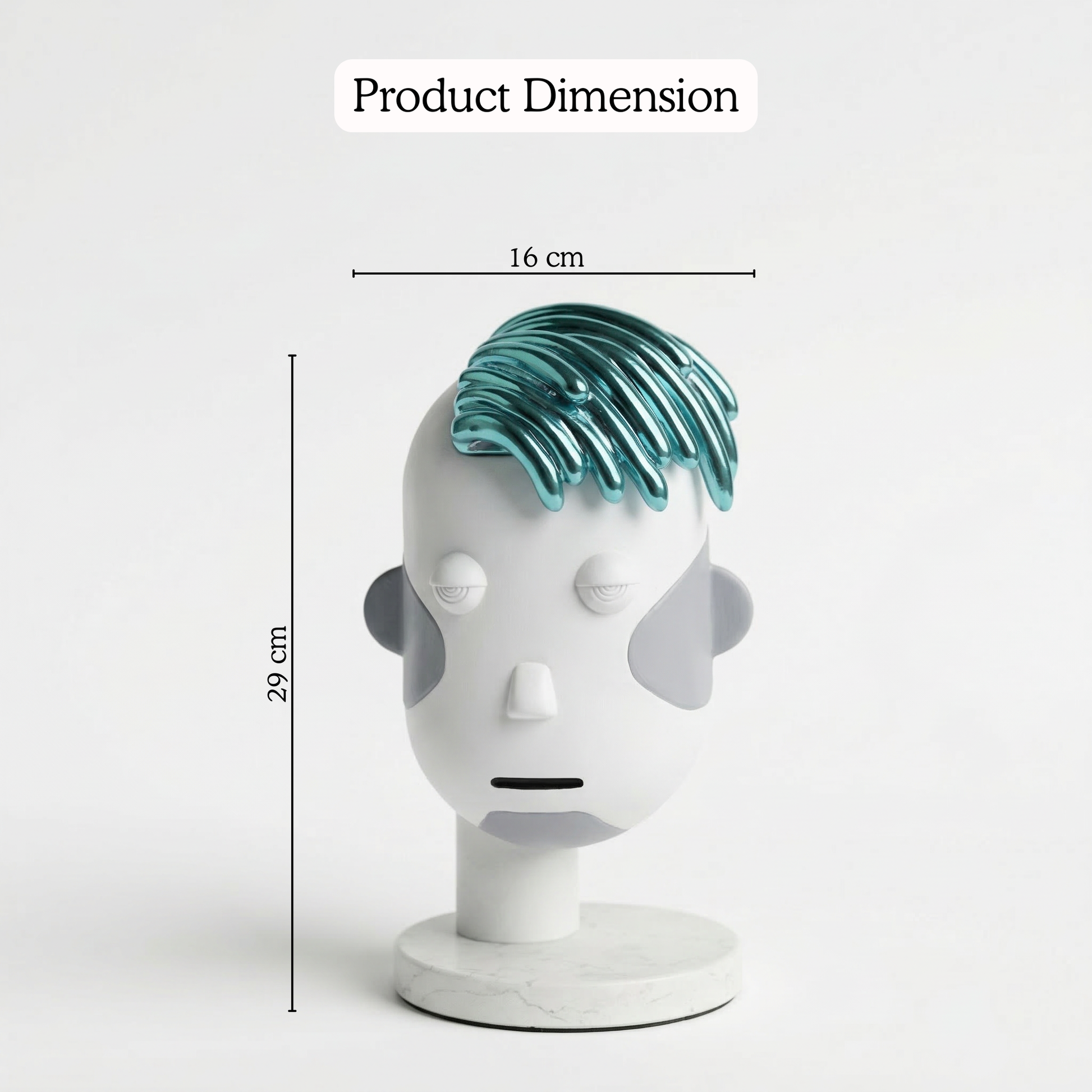 Bluehair Boy Figurine -- decorative figurine, home accent decor | Mapland