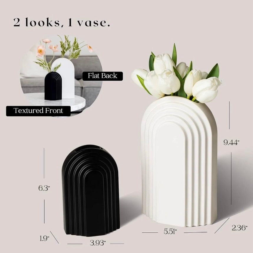 Arc Duo Vase set