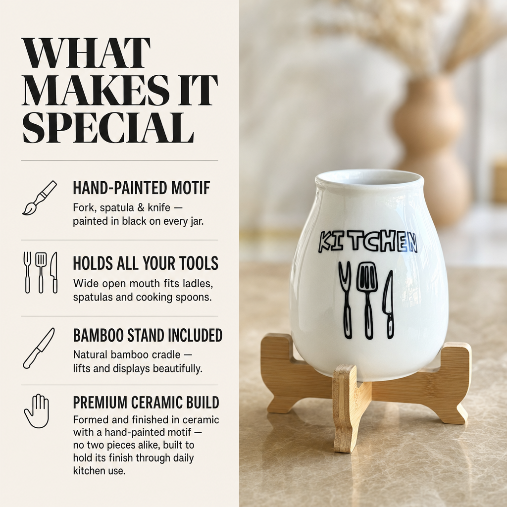 Ceramic Kitchen Utensil Holder what makes it special | Mapland