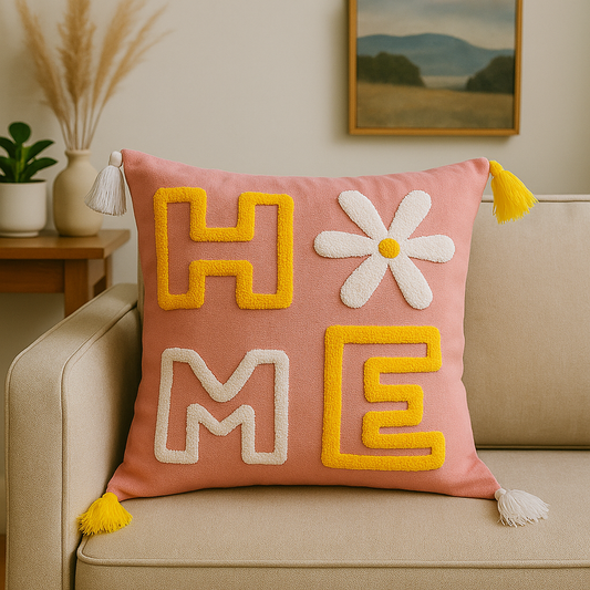 Soft Garden Delight Cushion Cover