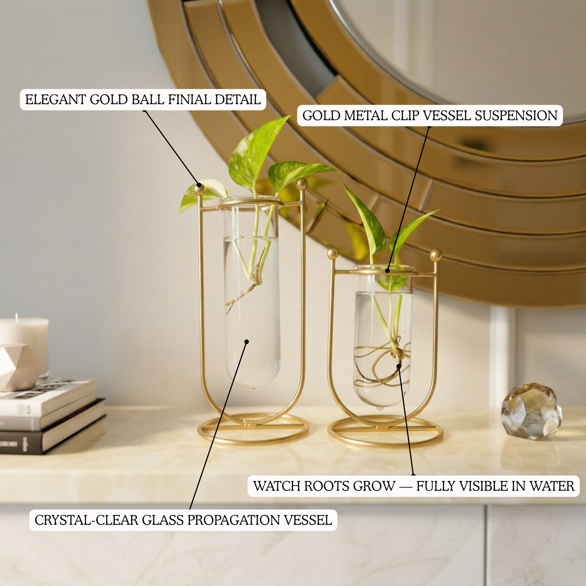Desk Planter artisan ceramic planter angled view, premium home decor India | Mapland