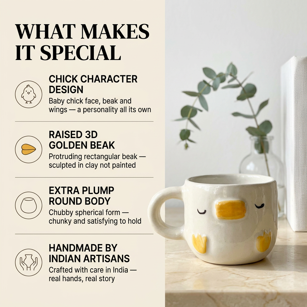 Duckie Dreams Cup — handmade ceramic cup, view 6 | Mapland