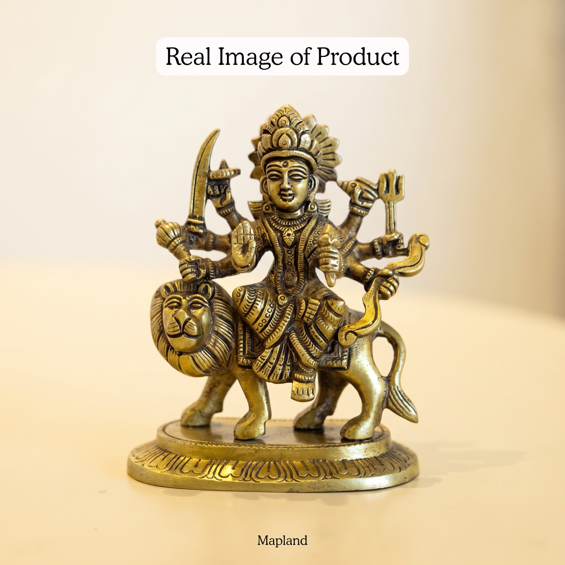 Durga Mata brass figurine real lifestyle image | Mapland