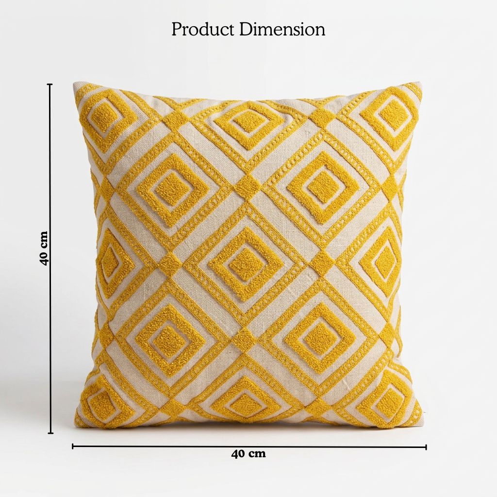 Floral Luxe Cushion Cover 16*16 inches