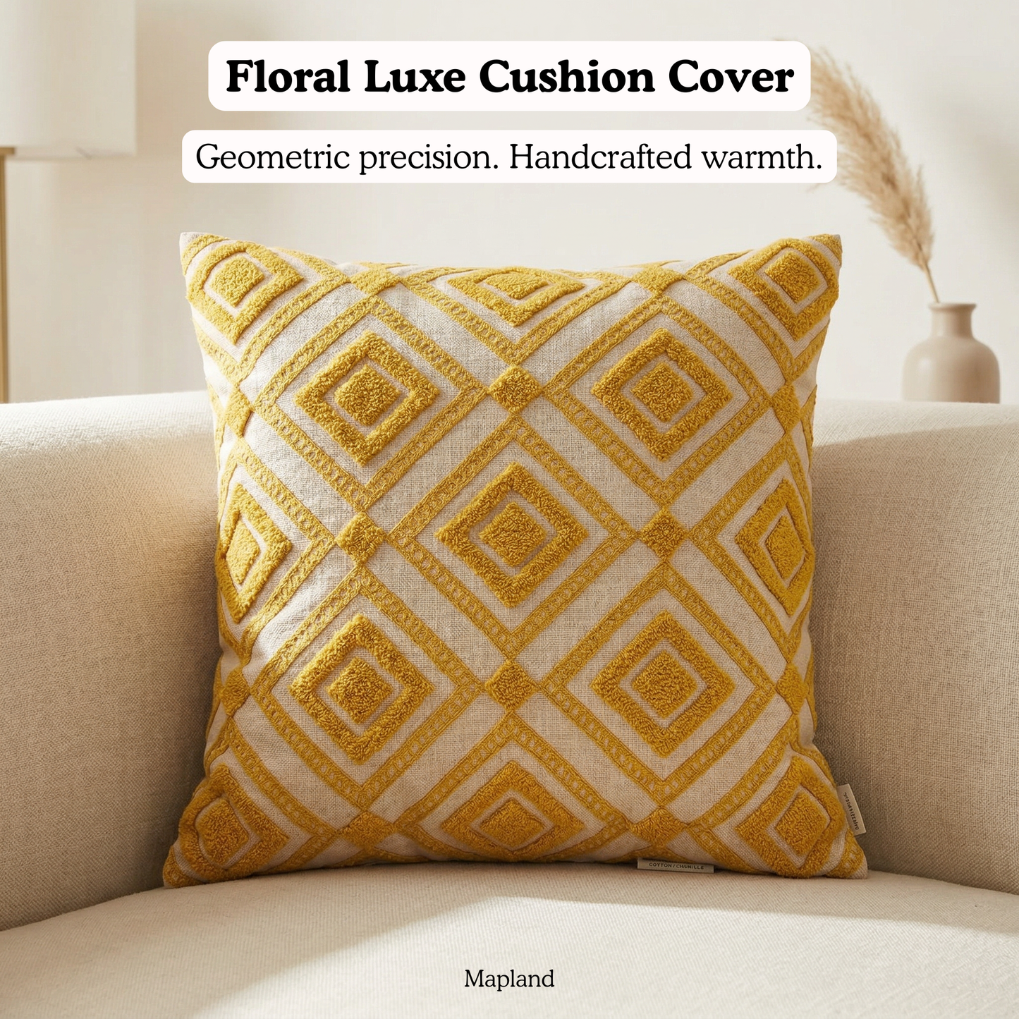 Floral Luxe Cushion Cover 16*16 inches