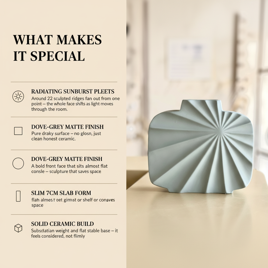 Fluted Vase