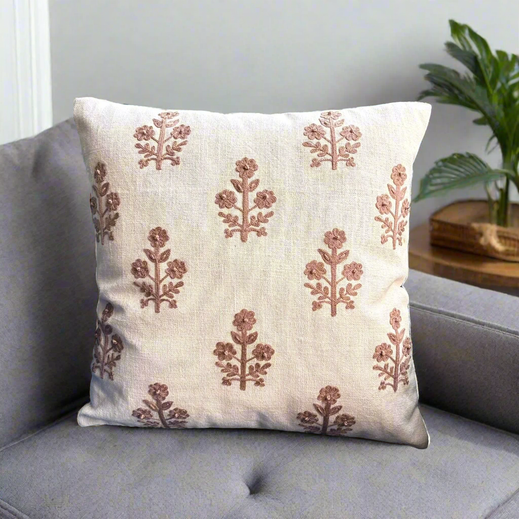 Gardenia Charm Cushion Cover