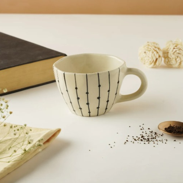 Linear Dots Ceramic Mug