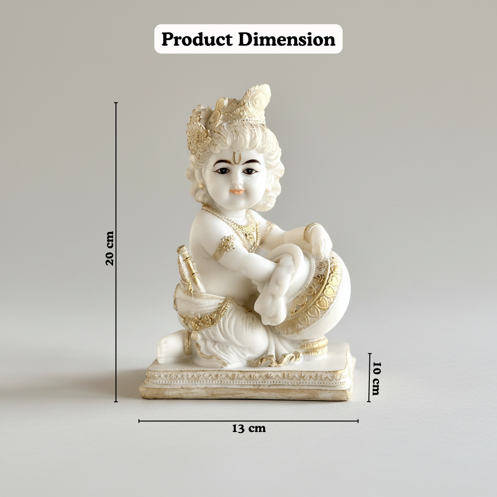 Laddo Gopal Sandstone Figurine