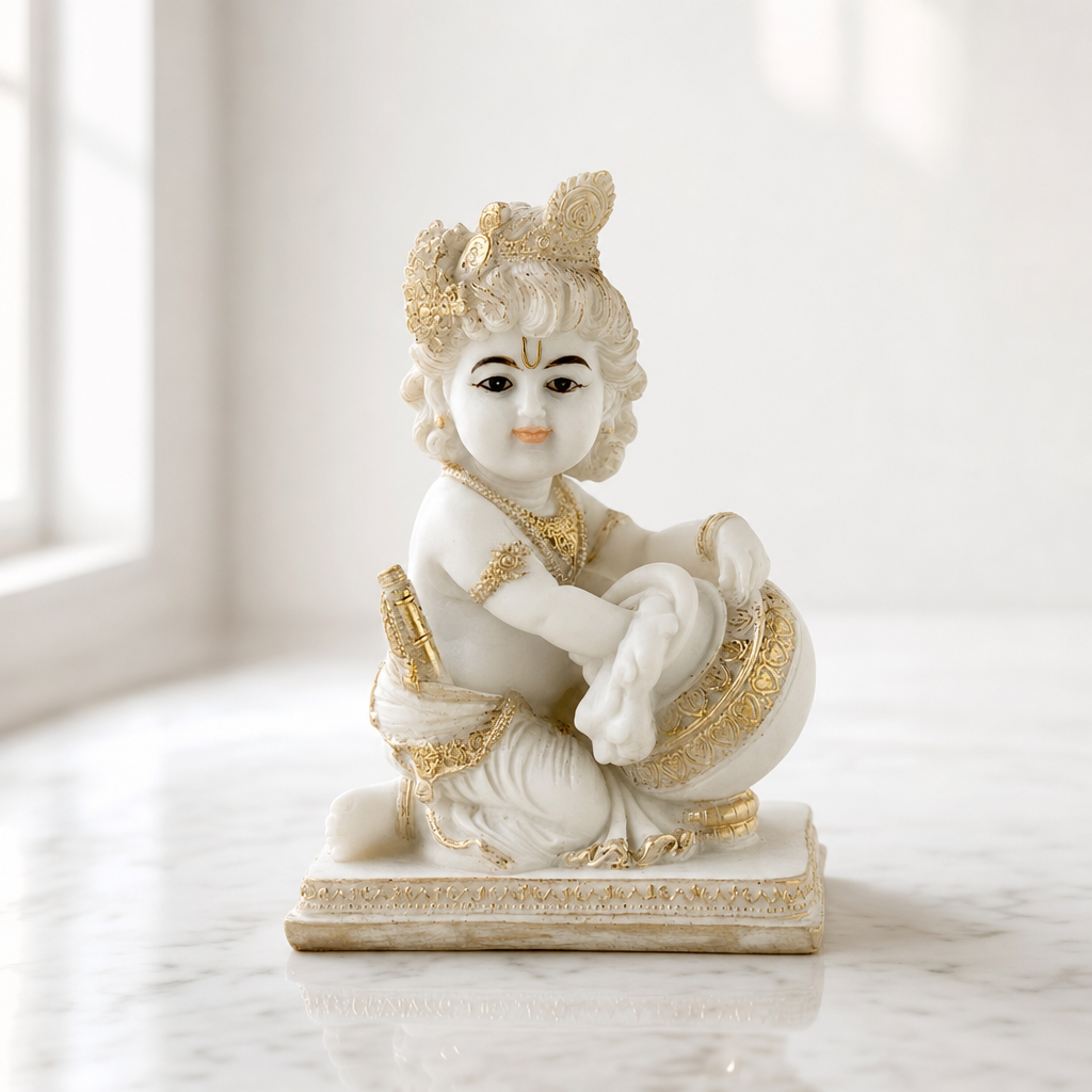Laddo Gopal Sandstone Figurine