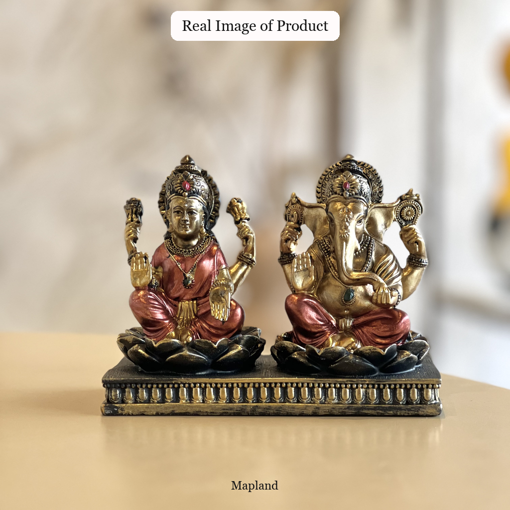 Lakshmi Ganesh sandstone idol real product image | Mapland