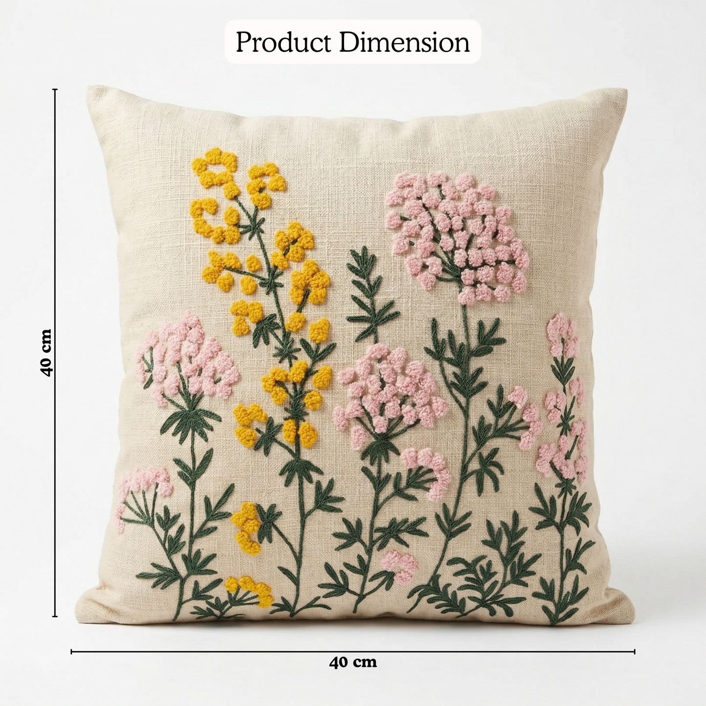 Luxe Garden Cushion Cover 16*16 Inches