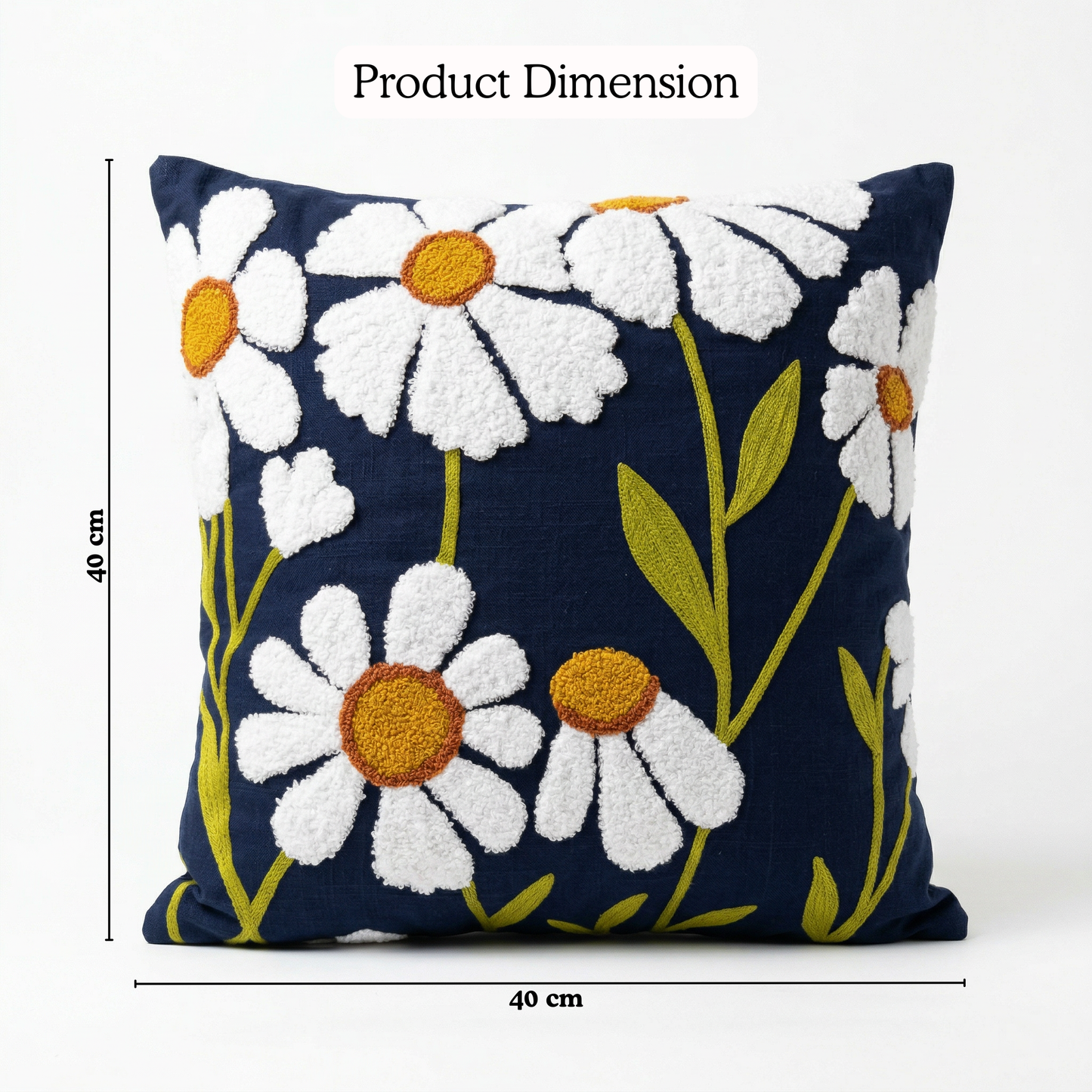 Primavera Velvet Cushion Cover 16*16 Inches