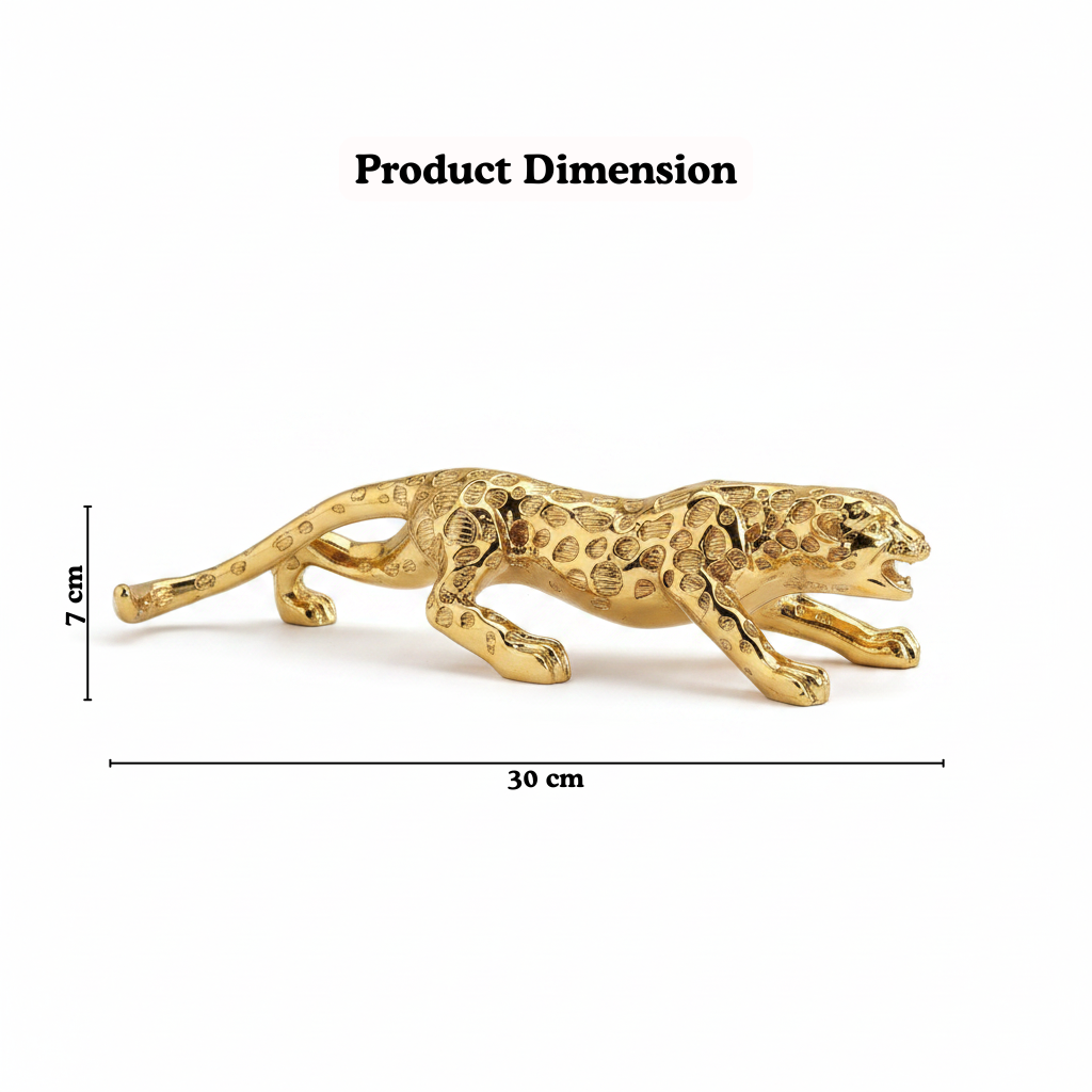 Prowling Panther Resin Figurine