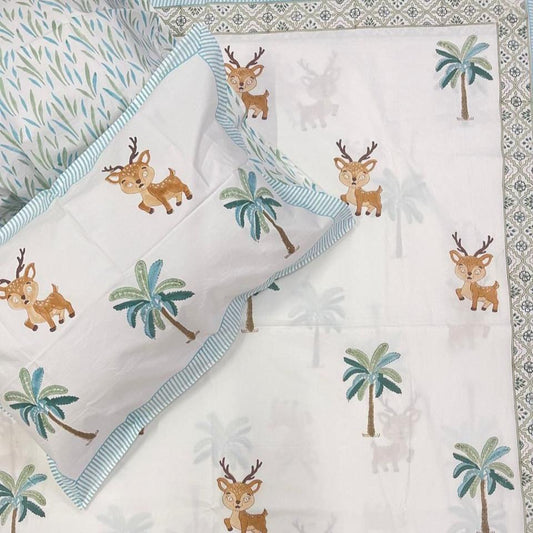 Riendeer Double Bedsheet Set