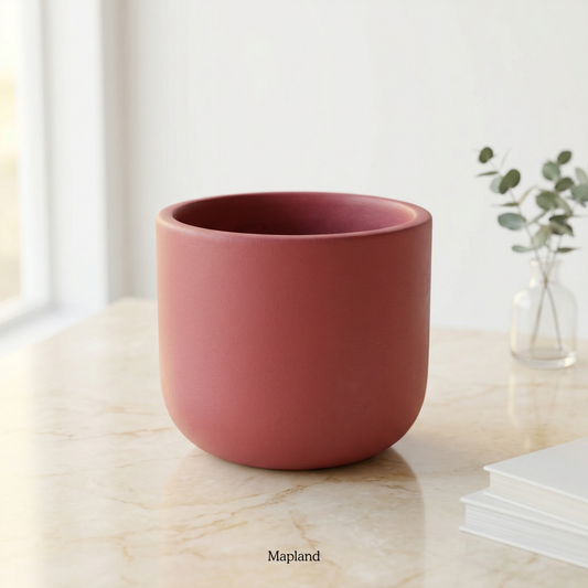 Rose Terracotta Planter handmade ceramic planter, Indian artisan craft | Mapland