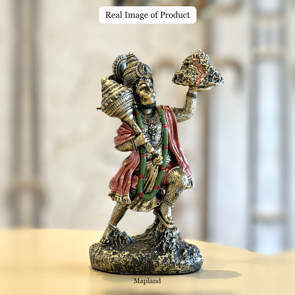 Sanjeevani Hanuman idol 9 inch real product image | Mapland