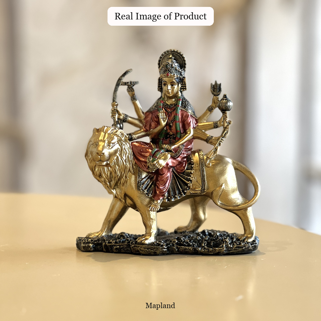Sherawali Maa Durga sandstone idol real product image | Mapland