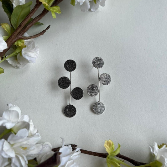 Smriti Oxidized Earrings for Women – Ethnic Silver Imitation Jewery