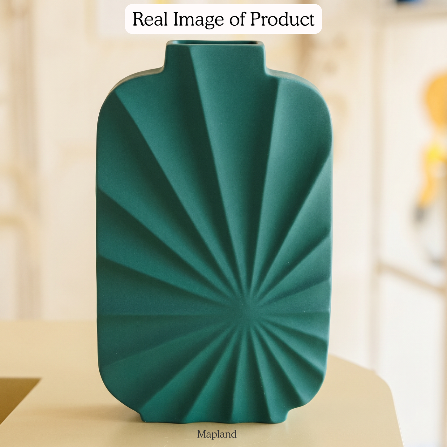 Sunburst Ceramic Vase