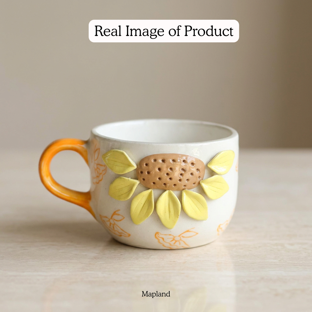 Sunflower Ceramic Mug - Mapland