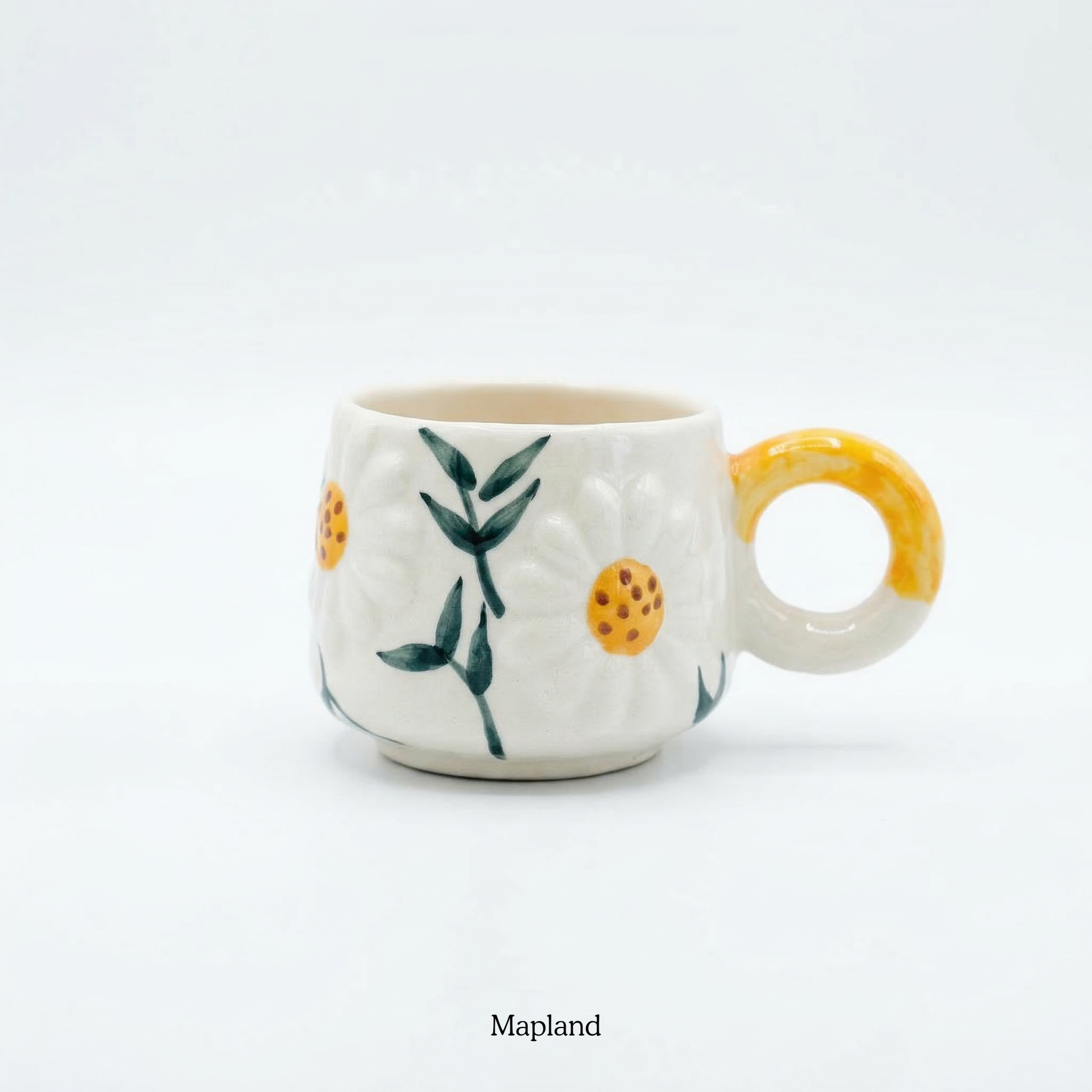 Sunny Bloom Ceramic Cup - Mapland