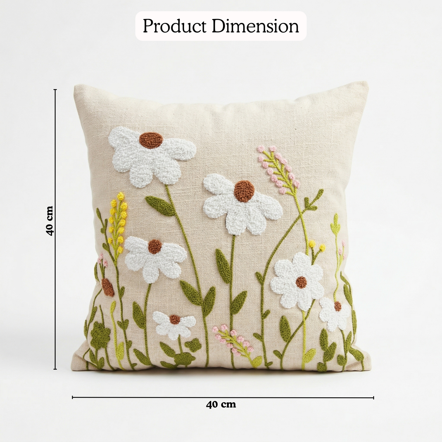 Wildflower Charm Cushion Cover 16*16 Inches