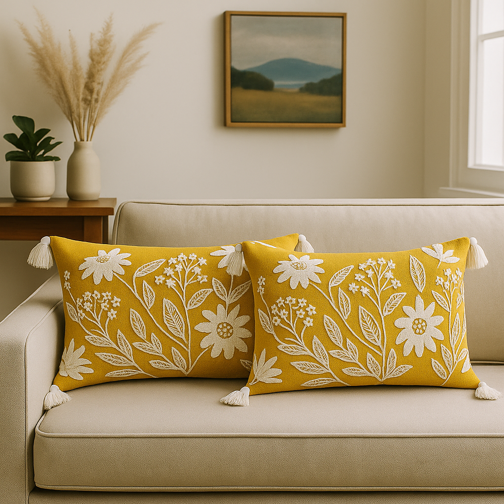 Blossom Breeze Cushion Cover