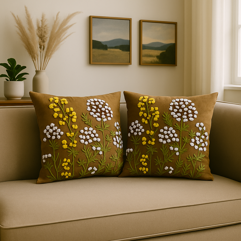 Floral Dreams Cushion Cover