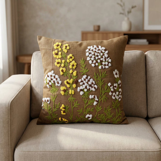 Floral Dreams Cushion Cover 16*16 Inches - Mapland