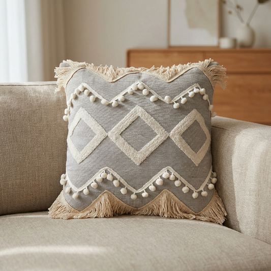 Desert Loom Boho Cushion Cover 16*16 Inches - Mapland