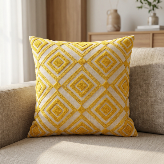 Floral Luxe Cushion Cover 16*16 inches - Mapland